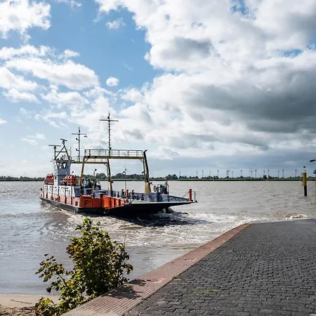 Flut Am Weserstrand Daire