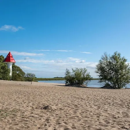 Flut Am Weserstrand Sandstedt