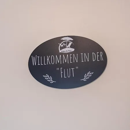 Flut Am Weserstrand