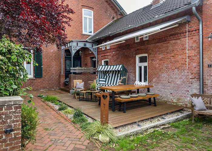 Flut Am Weserstrand Lejlighed Sandstedt